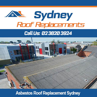 Safe asbestos roof replacement in Sydney by certified contractors on business property